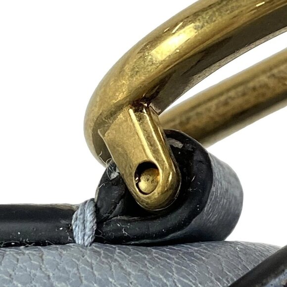 Auth DIOR/ChristianDior Saddle Microbag - Cloud Blue Leather Handbag - Picture 11 of 16